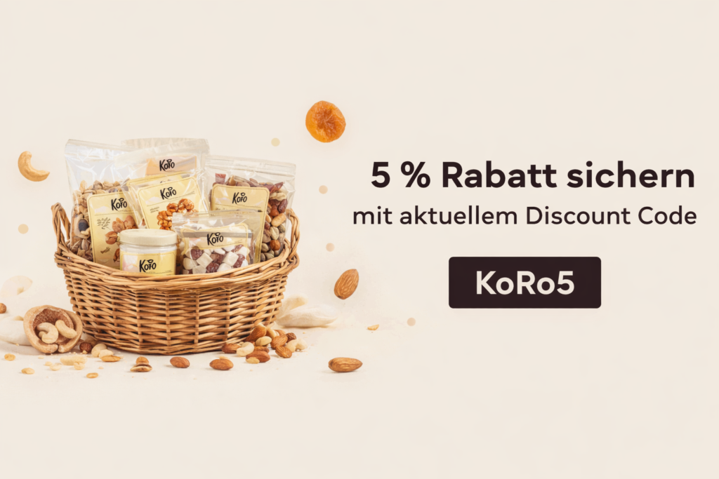 KoRo 5 % Rabatt mit aktuellem Discount Code sichern